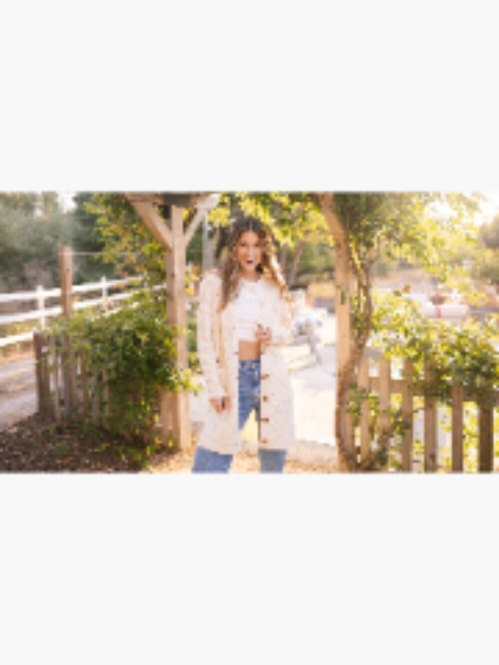 Long Cable Knit Cardigan Sweater with Pockets Open Front Button Down - Picture 7 of 7